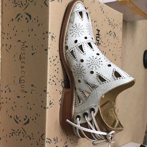 Italian leather slip on loafer